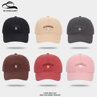 Purple Embroidered Baseball Cap for Women Men
