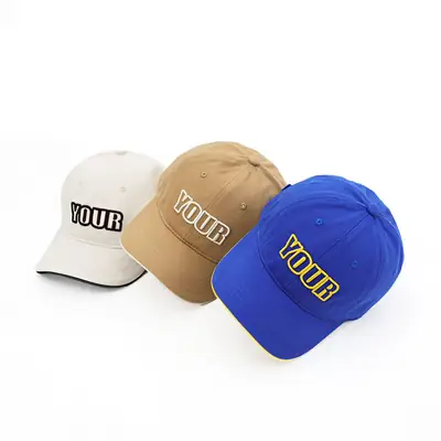 Children's Purple Embroidered Baseball Cap