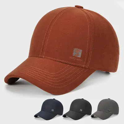 Four Seasons New Baseball Cap Navy Blue Embroidered Outdoor Sun Hat