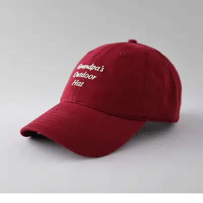 Men Women Embroidered Duck Tongue Hat Sun Protection