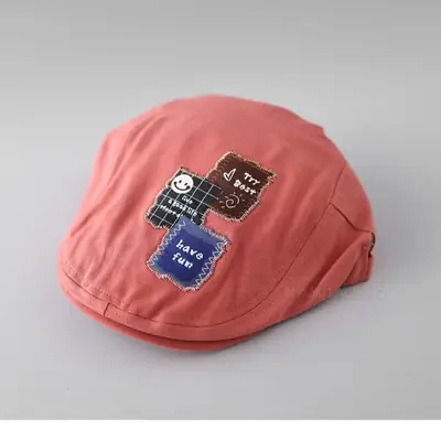 White Letter Embroidered Cap for Men Women Sunshade