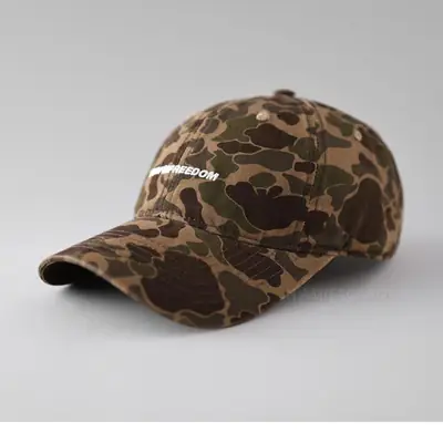 Men's Camouflage Letter Cap Spring Summer Thin