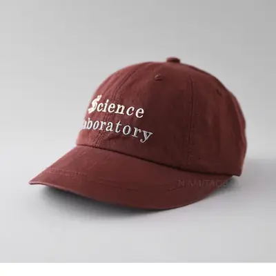 White Letter Embroidered Baseball Cap for Men Women