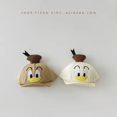Cute Cartoon Baby Cap for Girls Sunshade Baseball Cap