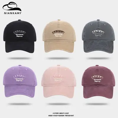 English Embroidered Baseball Cap for Women Men