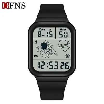 O'FANS Square Spaceman Watch for Kids