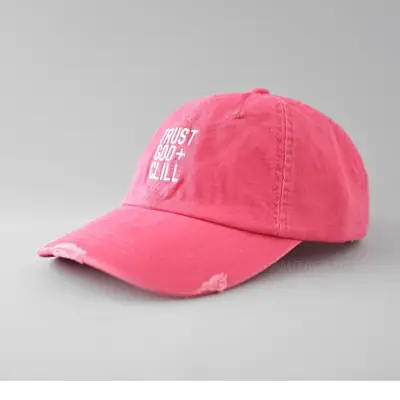 Pink Broken Cornice Baseball Cap for Men Women