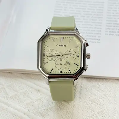 Square Silicone Watches for Men Women Casual Sport Watch