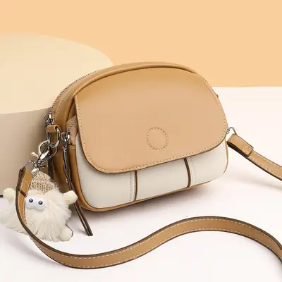 Elegant Mini Crossbody Bag with Pendant for Women