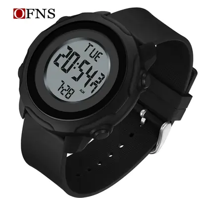O'FANS Blue Digital Analog Sports Watch for Men Women