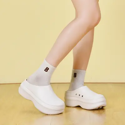 Women's White EVA Kitchen Sandals Waterproof Oil-proof