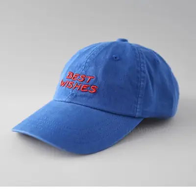Pink "Best Wishes" Baseball Cap for Women