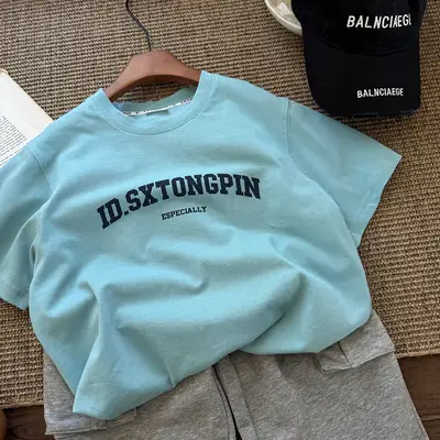 Kids Blue ID.SX Tongpin T-Shirt 2025 Spring