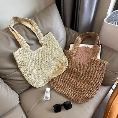 New Large Capacity Woven Straw Bag for Women