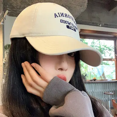 California Flag Embroidered Green Baseball Cap for Women