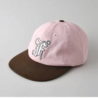 Pink Letter Embroidered Baseball Cap for Men Women