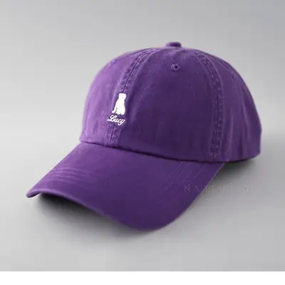 Orange Baseball Cap with Embroidered Logo