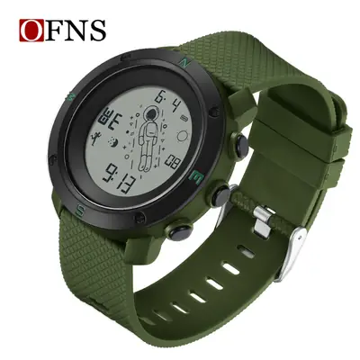O'FNS Astronaut Digital Watch Black Waterproof Men Women