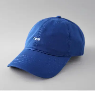 Blue Letter Embroidered Baseball Cap for Men Women