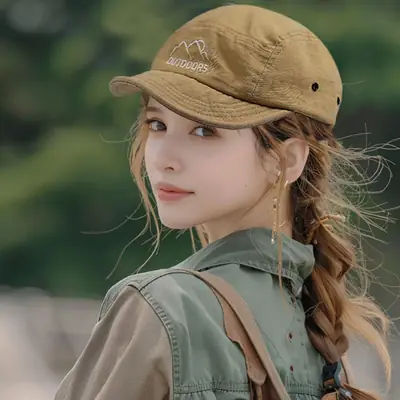 Kids Baseball Cap Tan 56.59cm Summer