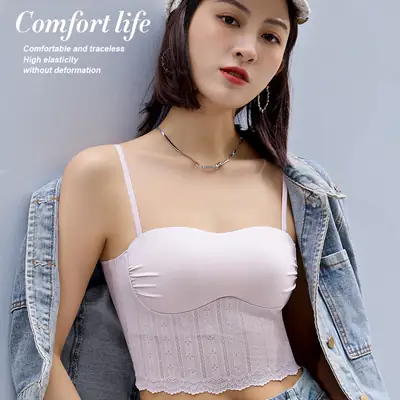 Traceless Lace Backless Vests for Women