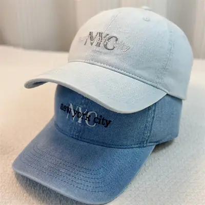 Vintage Washed Denim Cap Women 2025 New