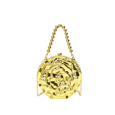 Gold Rose Crossbody Bag for Women