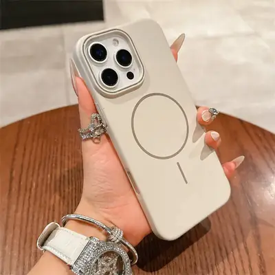 Orange Magnetic Phone Case for Apple 17Promax