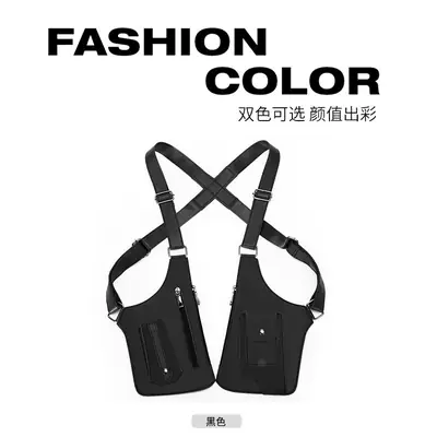 Tactical Armpit Bag for Men Black Multi-Functional