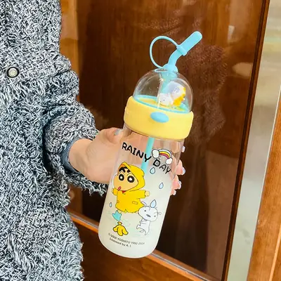 Crayon Shin New Shooting Water Cup Tritan Large Capacity