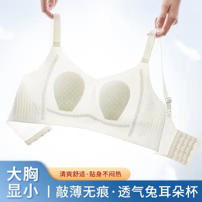 Ultra-thin Rabbit Ears Non-Rimmed Push-Up Bra