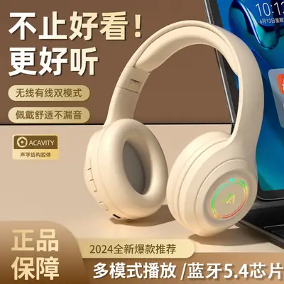 2025 Bluetooth Headset with 360° Sound & Color