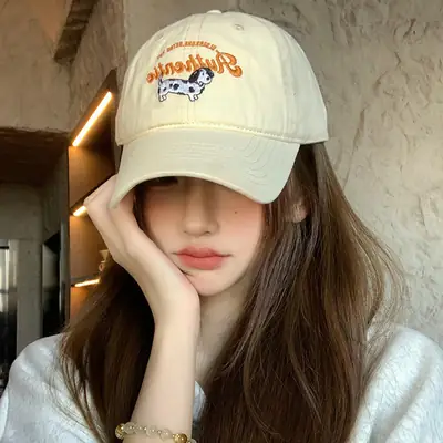 Women's Japanese-style Embroidered Baseball Cap