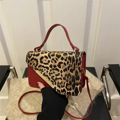 Leopard Print Shoulder Bag Women 2025 Spring