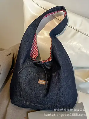 Denim Women's Large Capacity Shoulder Bag 2025