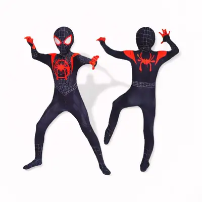 Halloween Spider-Man Tight Children's cosplay Performance Clothes Black Spider Myers Collection jumpsuit