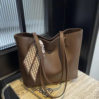 Brown Crossbody Tote Bag for Women 2026