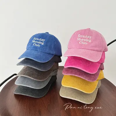 Blue Sunday Monitors Baseball Cap for Kids Women Washable