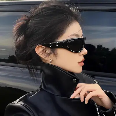 Women Sunglasses Narrow Frame Sexy 2025 Cycling Driving