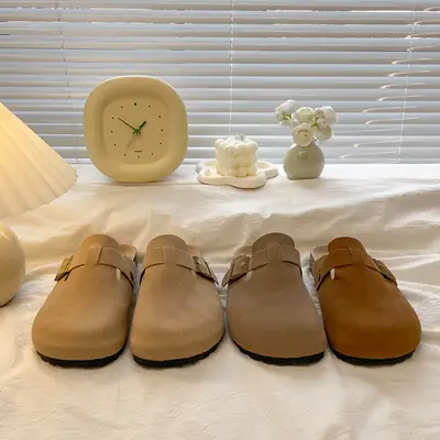 Women's Birkenth Braided Slip-On Slippers Brown