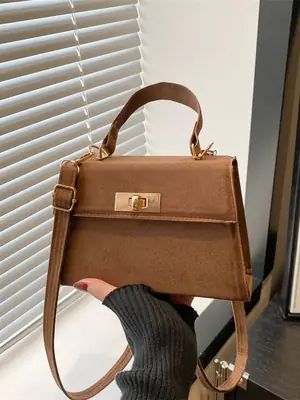Women's Brown Leather Shoulder Crossbody Bag 2025