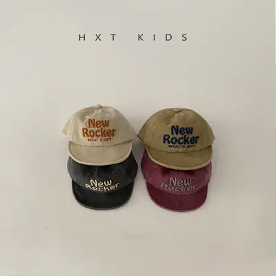 Baby New Letter Cap Spring Autumn Foreign Style
