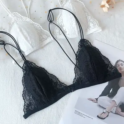 French Style No Steel Ring Small Cup Underwear Women