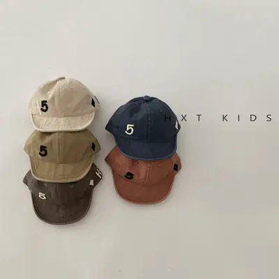 Baby Soft Brim Cap Sunshade Hat with Embroidered Design