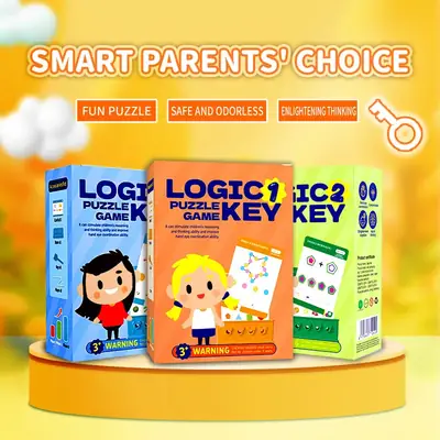 192 Logic Puzzles for Kids Educational Toy