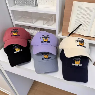 Korean-style Cartoon Cap Women's New Sun Protection Hat
