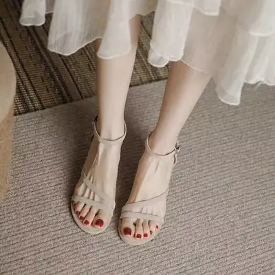 Women's Fairy Style Thick Heel Sandals 2025