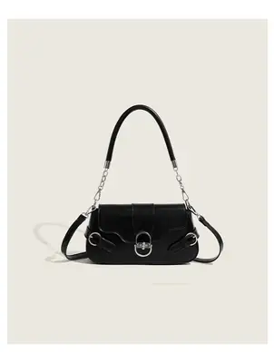 Black Melard Retro Shoulder Bag for Women