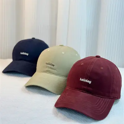 Washed Vintage Men's Blue Baseball Cap All-Match