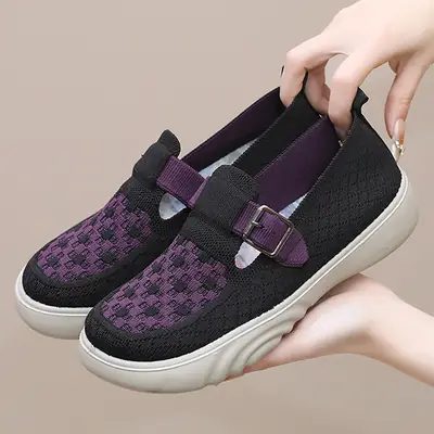 Women's Slip-On Casual Shoes Soft Sole Round Toe